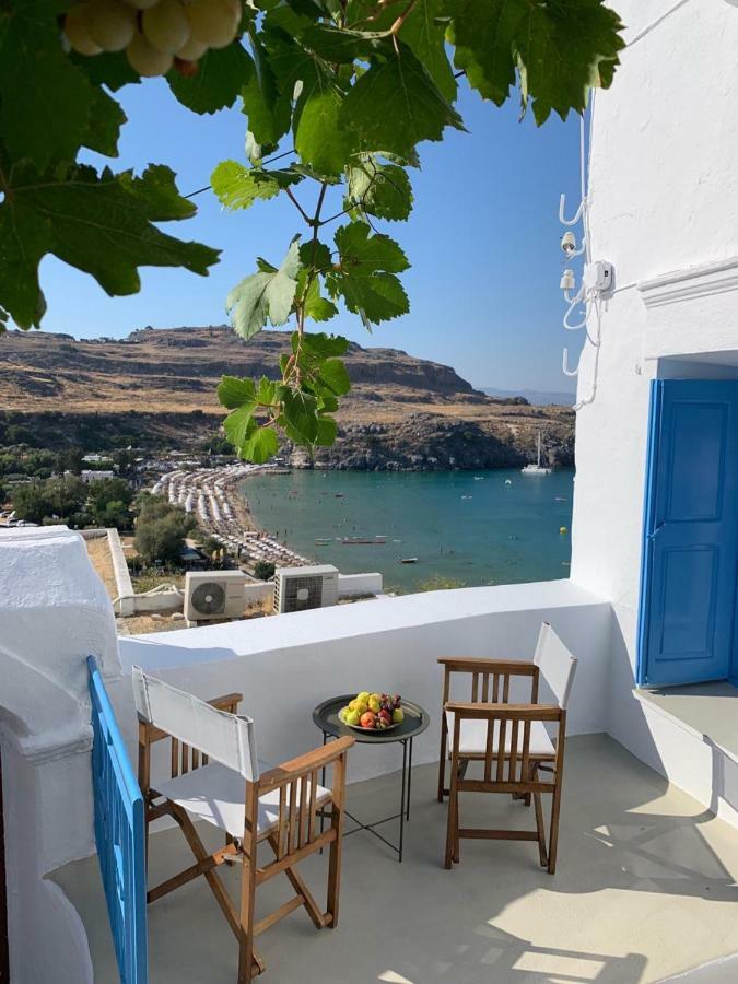 Lindos Beach Boutique Villa Bagian luar foto